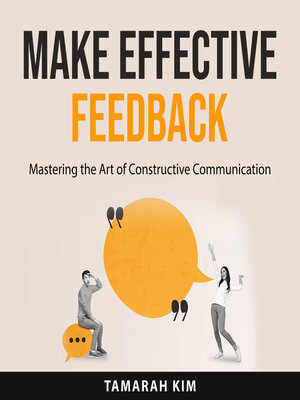 cover image of Make Effective Feedback